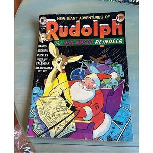 VINTAGE DC COMICS C-24 RUDOLPH THE RED NOSED REINDEER CHRISTMAS ISSUE DEC. 1973